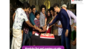 Vignaharta Ganesha completes one year, team celebrates by cutting a cake