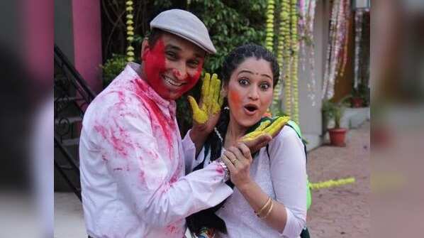 Disha Vakani and Mayur Vakani