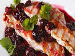 Cherry-Topped Grilled Chicken