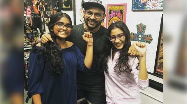 Photo: Sushmita Sen’s daughters Renee and Aaliyah get inked