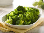 Par-boiled broccoli