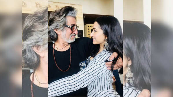 Photo: Shraddha Kapoor wishes her “Baapu” Shakti Kapoor on his birthday today