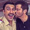 Anil Kapoor’s little peck on the cheek made Ranveer Singh excited