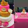 Three-tier cake