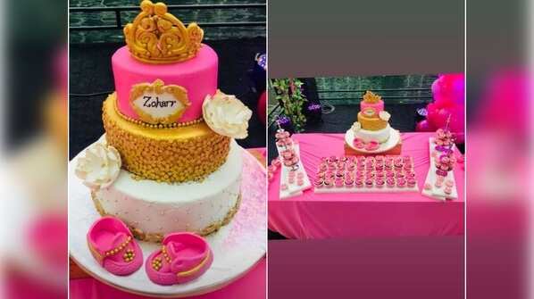 Three-tier cake