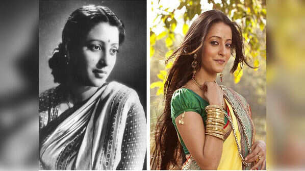 Raima Sen and Suchitra Sen