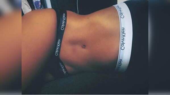 Cheeky flaunting