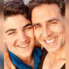 Photo: Akshay and Twinkle shower their love on son Aarav on his birthday