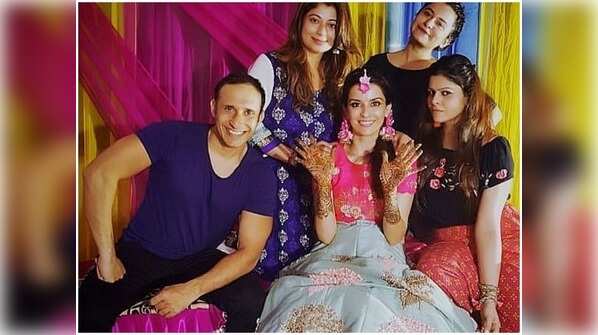 Ekta with her BFFs