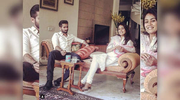 âThrowback: Shahid Kapoor and wife Mira Rajput share some free time together