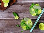  Lime juice and mint