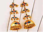 These statement earrings will make your outfit look all things classy and elegant