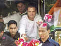 Rahul Gandhi holds roadshow in poll-bound MP