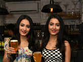 Ashvithi and Adhvithi Shetty attend a launch event