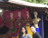 Vatsal Seth and Ishita Dutta visit Law Garden
