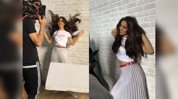Neha Sharma has a ‘magical’ day on the sets