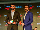 Arpinder Singh and Harshvardhan Kapoor launch men's grooming products