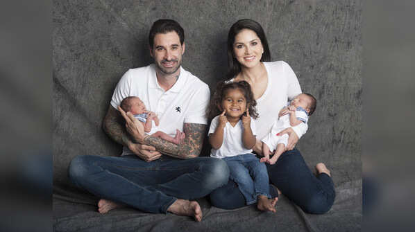 Sunny Leone and Daniel Weber