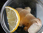 Ginger lemon water