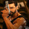 Ankush flaunts an intense look