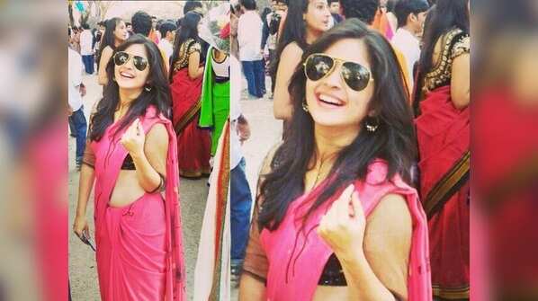 The saree swag
