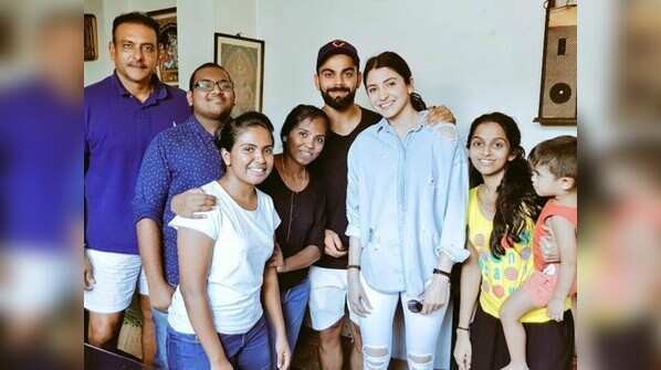 His picture is from their Srilankan tour last year (2017).