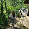 Mimi enjoys a lash green outing