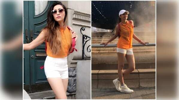 Diya Aur Baati Hum fame Rishina Kandhari dons hot pants, stylish dresses on her recent vacation