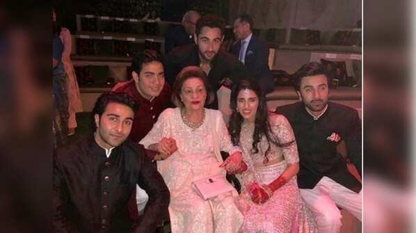 At Akash Ambani and Shloka Mehta engagement’s party