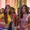 Article image for: Hina Khan arrives for Zoya Aditya s reception in <i class="tbold">bepannaah</i>