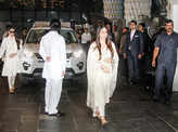 Bollywood celebrities join Kapoor khandaan at Krishna Raj Kapoor’s prayer meet