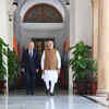 PM Modi welcomes Putin at Hyderabad House, New Delhi