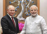 Russia-India summit: PM Modi, Vladimir Putin exchange bonhomie