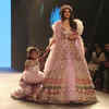 ​Aditi Hudai walks the ramp for Pallavi