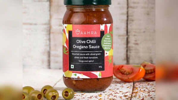 Homemade Olive Chilli Oregano Sauce