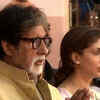 Article image for: Big B, Jaya Bachchan and daughter Shweta offer prayers to goddess Durga