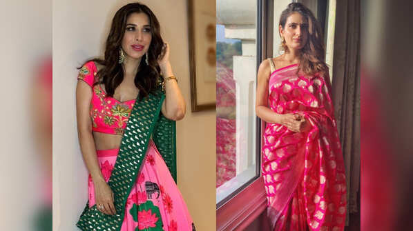How to wear pink like Bollywood divas