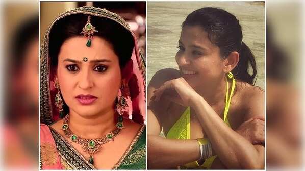 Balika Vadhu's Smita Bansal looks radiant in neon yellow swimwear