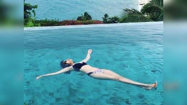 Photo: Parineeti Chopra flaunts her toned body in a black bikini