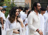 Arjun Rampal's mother passes away; ex-wife Mehr Jesia, rumoured girlfriend Gabriella Demetriades pay last respects