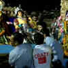 Article image for: Youngsters bid farewell to Ma Durga at Holkar bridge