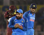 Sharma, Rayudu tons set up India's 224-run ODI victory