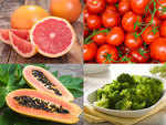 Fat-free fruits and vegetables!