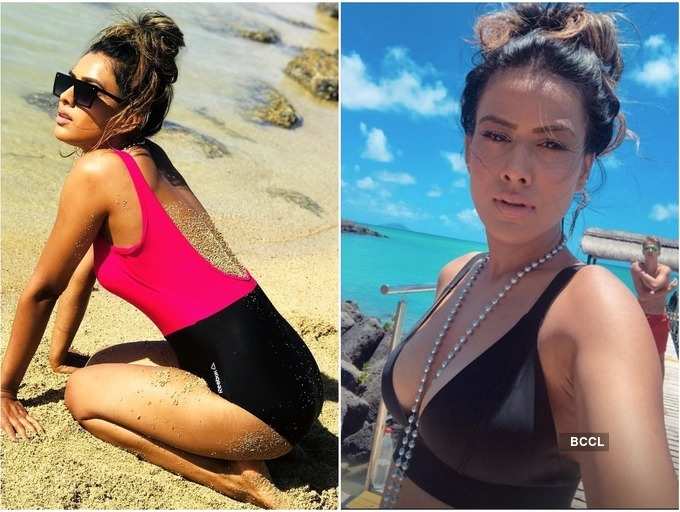 Nia Sharma loves the beach, sun and sand; a look at her pics from her Mauritius vacay