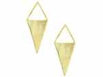 Gold Plated Kite Shaped Earrings