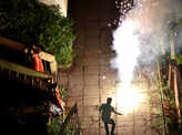 Diwali firecrackers turn Delhi's air 'hazardous' 