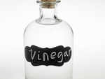 Use of vinegar in cleaning utensils