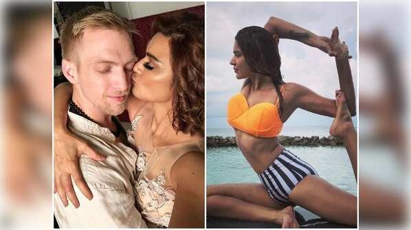 Naagin's actress Aashka Goradia, hubby Brent to celebrate first wedding anniversary in Maldives; see pics