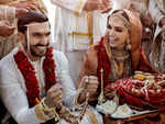 DeepVeer's Sabyasachi Mukherjee outfits for the Konkani wedding
