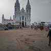 Velankanni basilica bears a deserted look due to cyclone Gaja.
